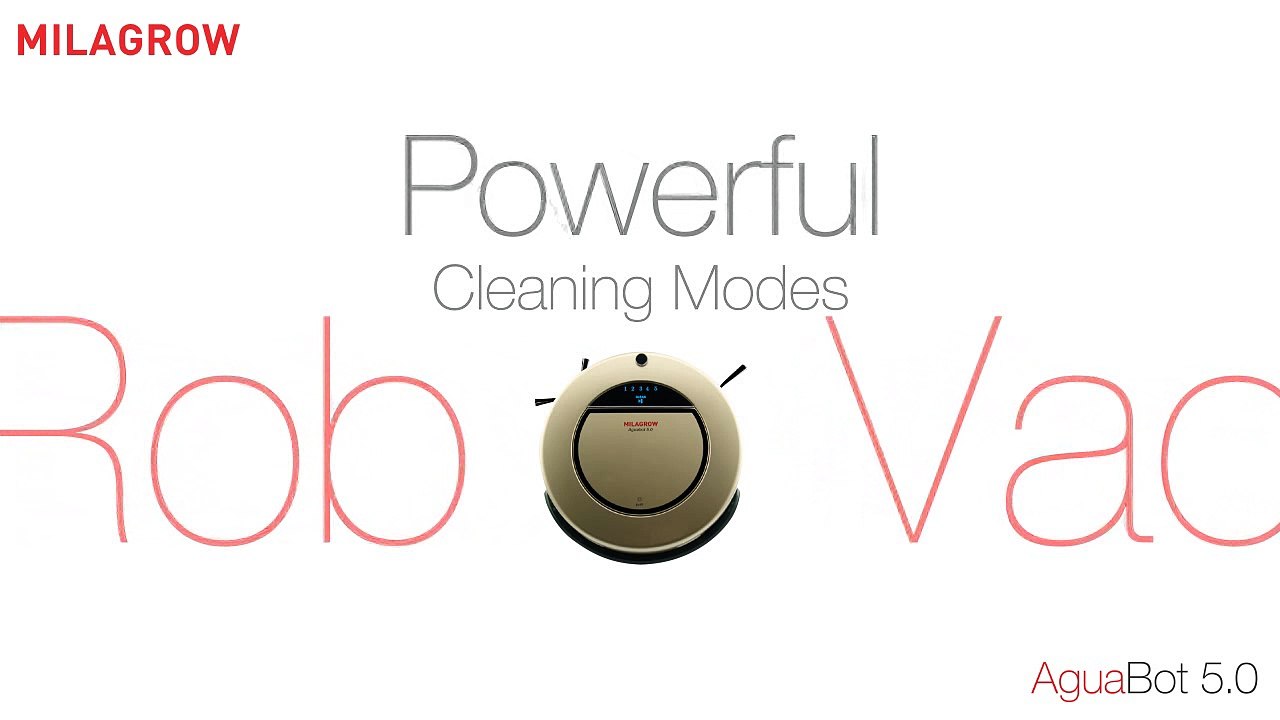 Milagrow Aguabot 5.0 Cleaning Modes