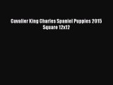 [PDF] Cavalier King Charles Spaniel Puppies 2015 Square 12x12 Read Online