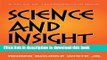 Read Books Science and Insight: for Science Fiction Writing ebook textbooks