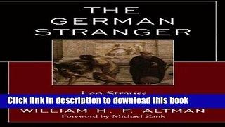 Read The German Stranger: Leo Strauss and National Socialism  Ebook Free