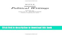 Download Bayle: Political Writings (Cambridge Texts in the History of Political Thought)  PDF Online