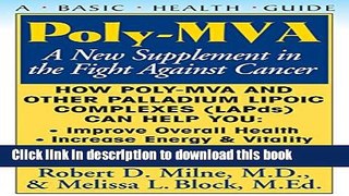 Read Poly-MVA: A New Supplement in the Fight Against Cancer Ebook Free