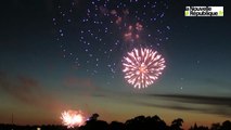 VIDEO (79). Un extrait du feu d'artifice du 14 juillet à Bressuire
