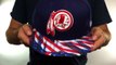 Redskins 'USA WAIVING-FLAG' Navy Fitted Hat by New Era
