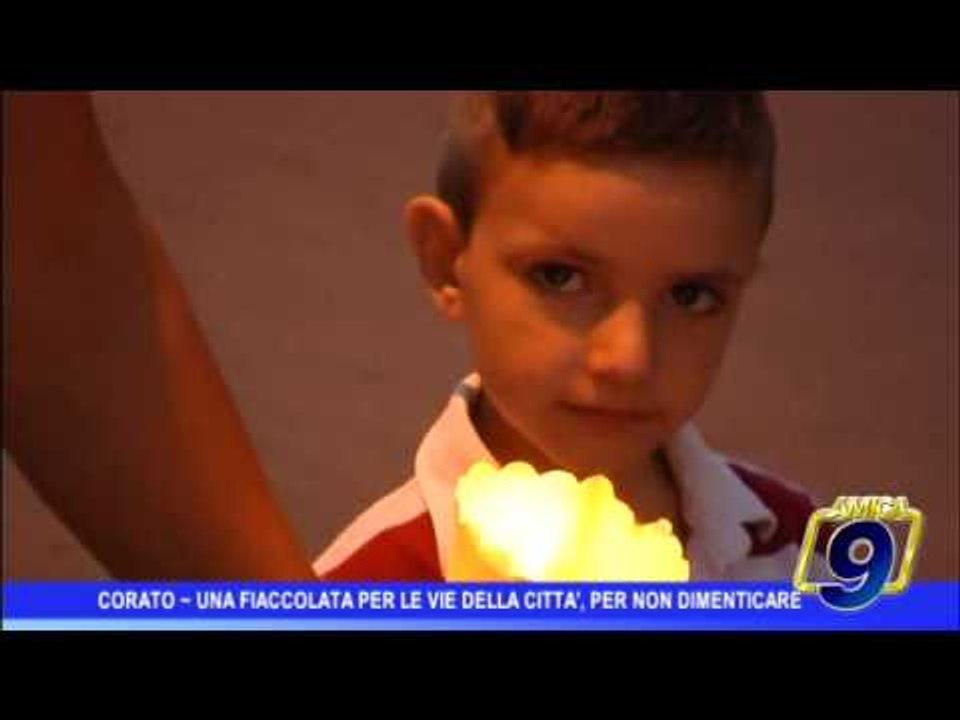 Corato |  Una fiaccolata per le vie della città, per non dimenticare