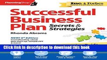 Read Successful Business Plan: Secrets   Strategies (Successful Business Plan Secrets and