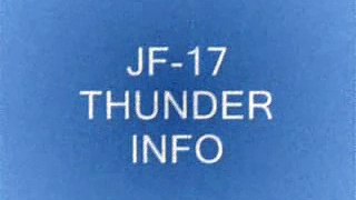 Jf-17 Thunder and its missiles statics