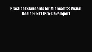 Free [PDF] Downlaod Practical Standards for Microsoft® Visual Basic® .NET (Pro-Developer)#