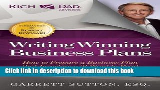 Read Writing Winning Business Plans: How to Prepare a Business Plan that Investors Will Want to