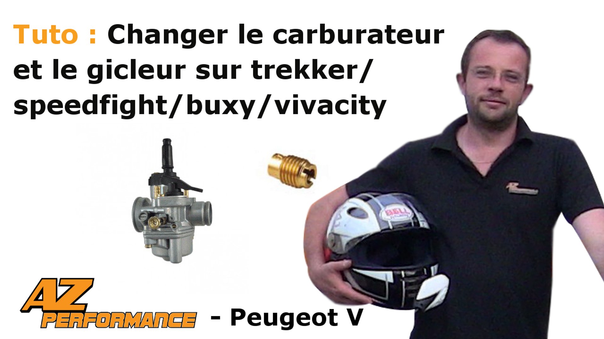 Tuto remplacer-nettoyer son carburateur, changer son gicleur sur Peugeot  Trekker, Speedfight etc... - video Dailymotion