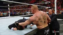 WWE World Heavyweight Championship Match Seth Rollins vs Brock Lesnar