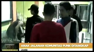 indonesian police shearing arrested punks