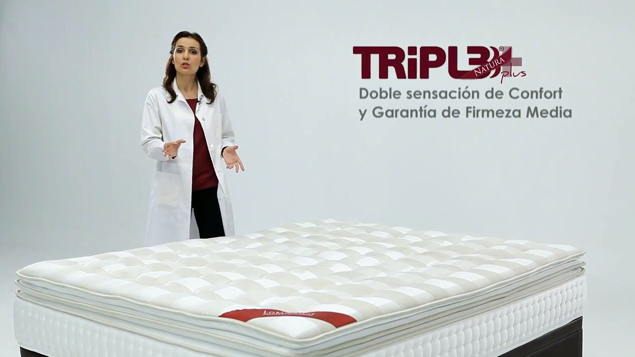 Colchones Viscoelasticos Lo Monaco  Triple Natura Plus 1.8