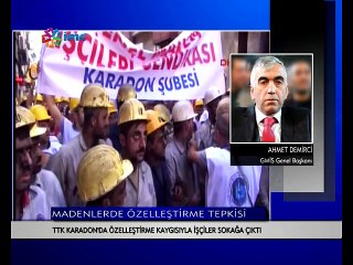 "Hükümet yetkilileri 'özelleştirme olmayacak' diyene kadar eylemde olacağız"