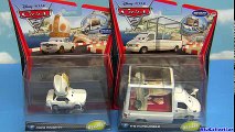 Cars 2 Pope Pinion IV #8 Popemobile car #9 DELUXE Disney Figures Mattel Pixar