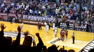 St. Bonaventure vs Massachusetts - Final 29 seconds - February 27, 2016
