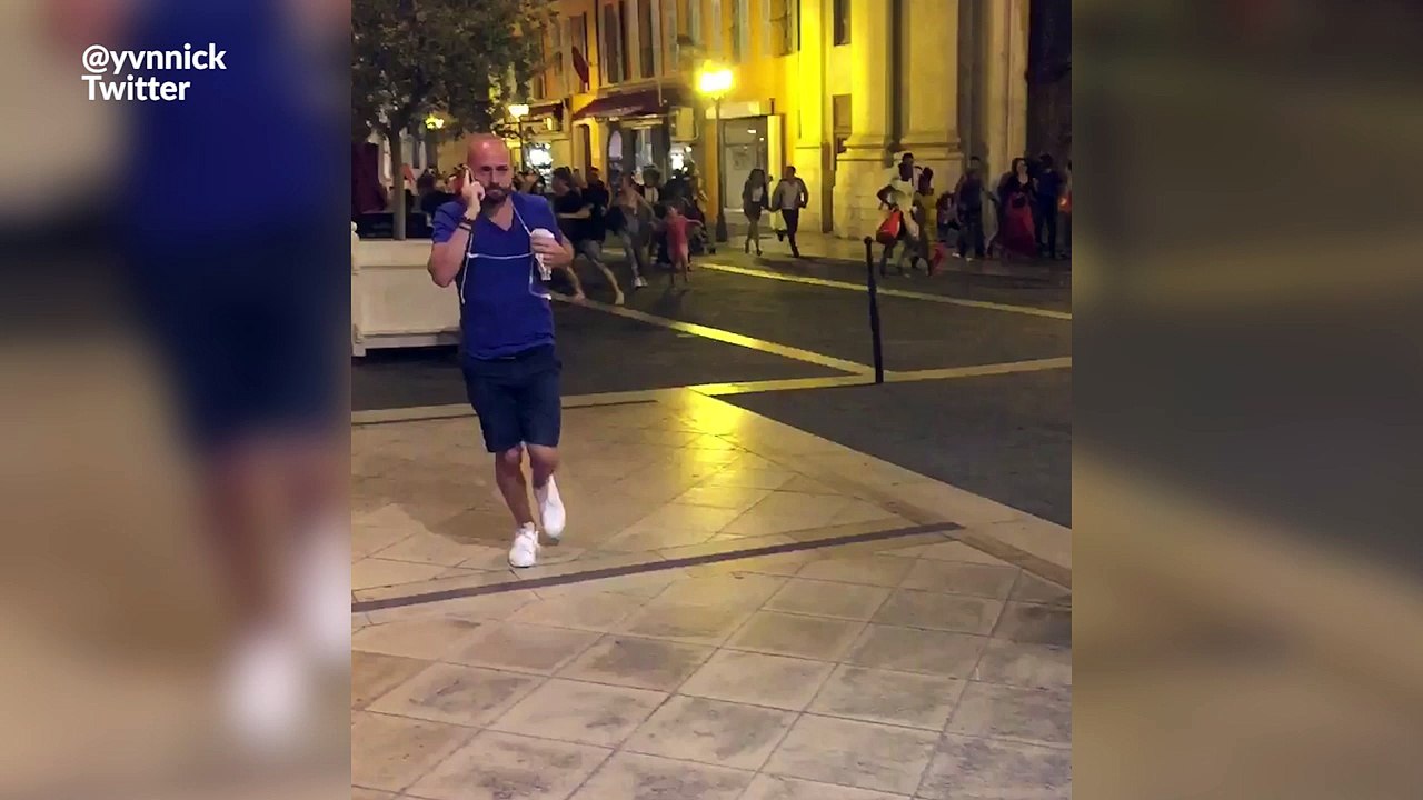 Les images du mouvement de foule à Nice