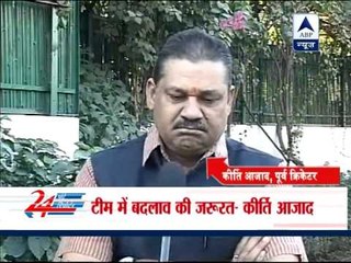 Change is necessary for Indian team, says Kirti Azad
