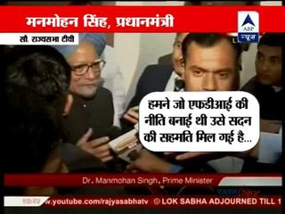FDI policy has approval of the Lok Sabha: Manmohan Singh