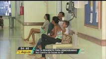 Hospitais do DF suspendem exames de sangue por falta de reagente