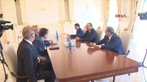 Azerbaycan Cumhurbaşkanı Aliyev, Çavuşoğlu?nu Kabul Etti