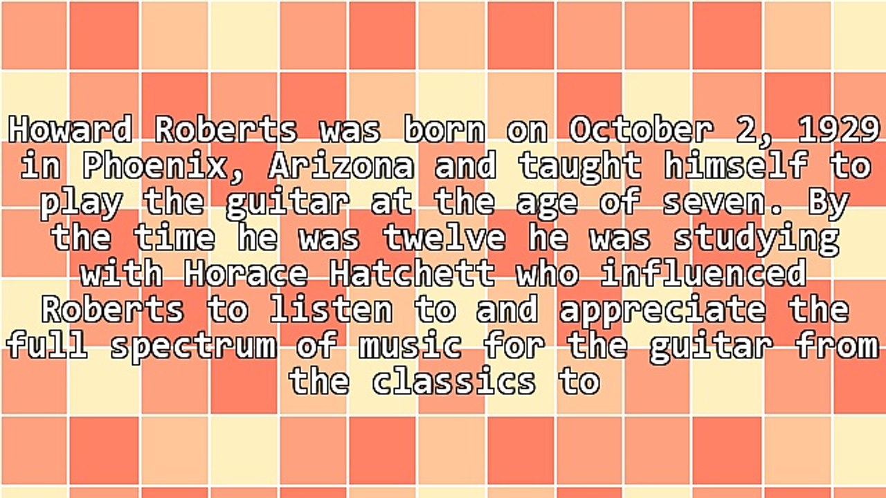 Jazz Guitar Chord Melody Solos - Howard Roberts Played Beautifully!
