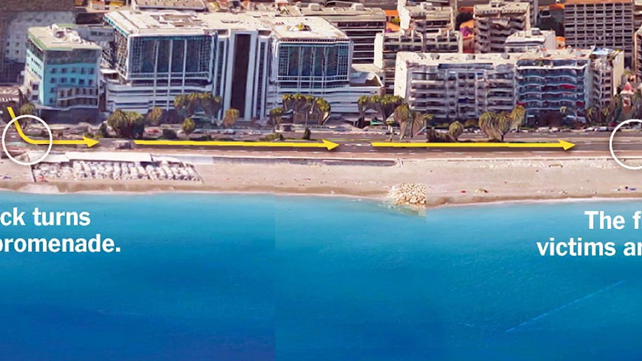 Nice'i kana bulayan saldırgan bu güzergahı izlemiş