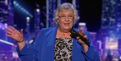 Julia Scotti Re Born Comedian Keeps Audience on the Edge of Their Seats America's Got Talent 2016