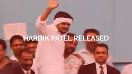 Video herunterladen: WATCH: Hardik Patel released from jail