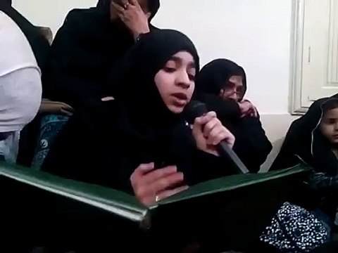 UNEES SO HAIN ZAKHM Noha Recited by: SYEDA NIDA FATIMA / 17 Safar, 30 Nov.2015 At: Majlis-E-Aza,Zaidi's House,LAHORE