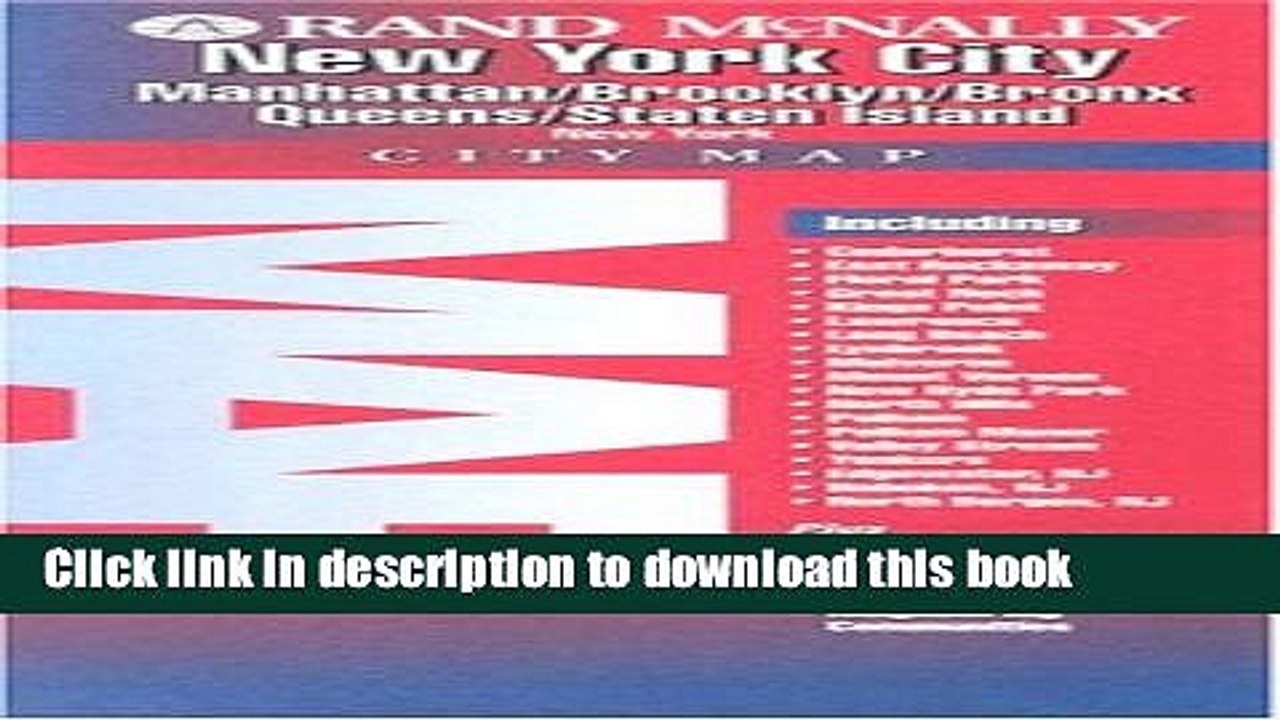 Download Rand McNally New York City City Map: Manhattan/Brooklyn/Bronx/Queens/Staten Island, New