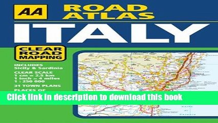 Read AA Road Atlas Italy 2005 Ebook Free