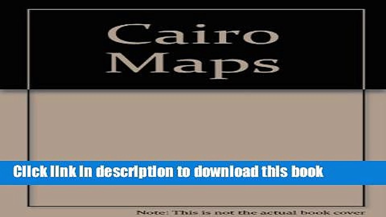 Download CAIRO MAPS 2002 EDITION (P) PDF Online