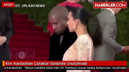 Kim Kardashian Çıplaklar Gününde Unutulmadı