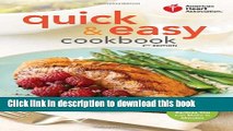 Read American Heart Association Quick   Easy Cookbook, 2nd Edition: More Than 200 Healthy Recipes