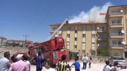 Aksaray Yangın Paniğe Neden Oldu