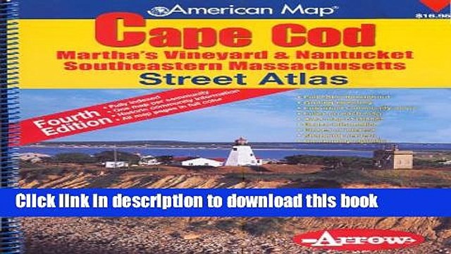 Read Cape Cod Ma Street Atlas: Martha s Vineyard Nantucket Southeastern Massachusetts (American