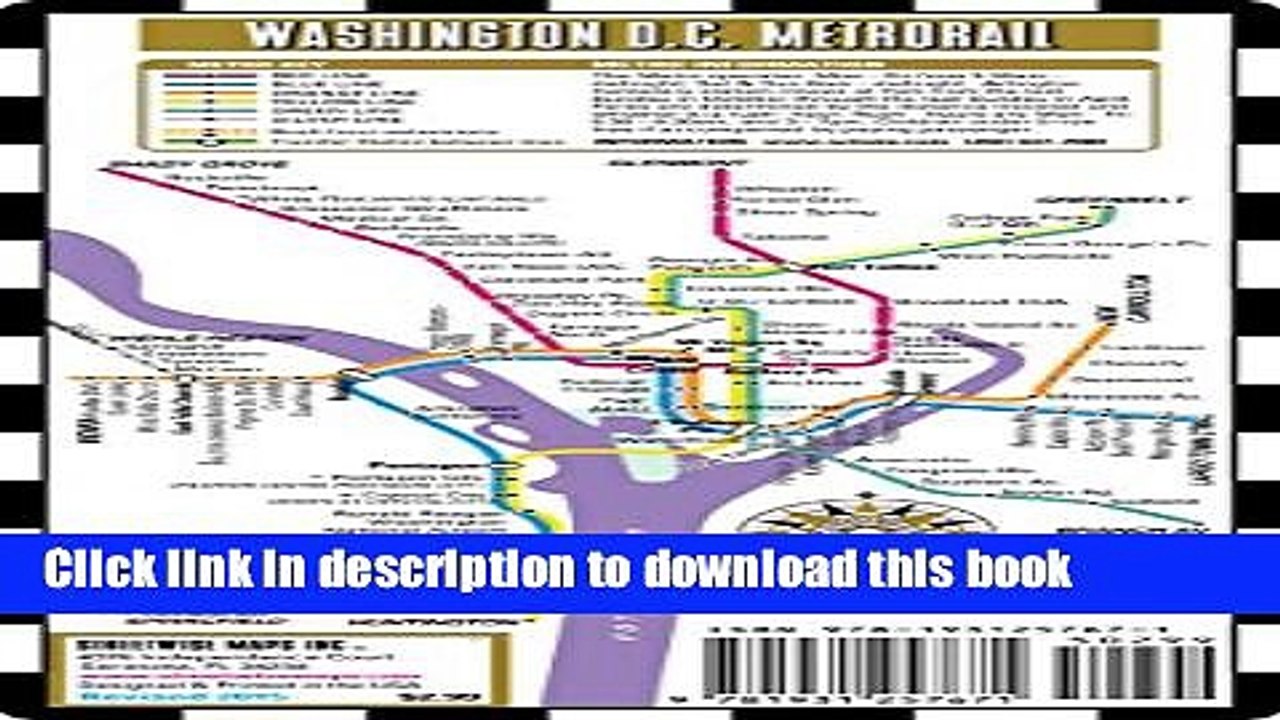Read Streetwise Washington DC Metro Map - Laminated Washington DC Metrorail   Mall Map - Pocket
