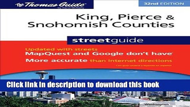 Read King, Pierce Snohomish Counties Street GD (Thomas Guide King, Pierce, Snohomish Counties