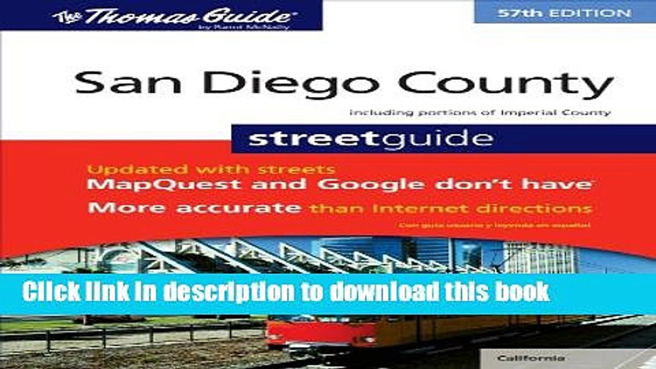 Read The Thomas Guide San Diego County Street Guide (Thomas Guide San Diego County Including
