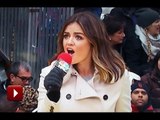Pretty Little Liars' Lucy Hale STUNS At Thanksgiving Day Parade