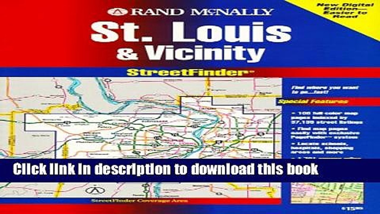 Read Rand McNally Saint Louis   Vicinity Streetfinder  Ebook Free