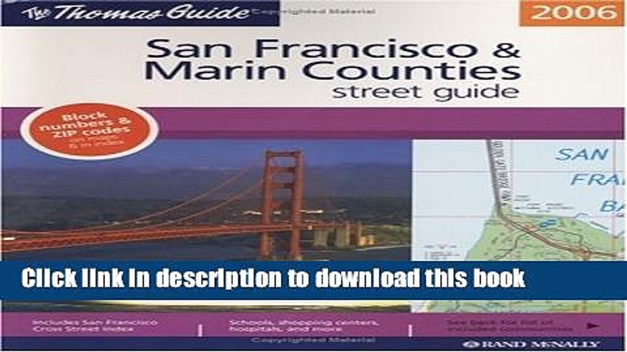 Read Thomas Guide 2006 San Francisco   Marin Counties, California: Street Guide (San Francisco and