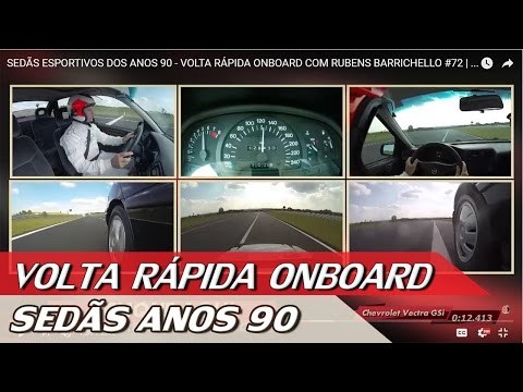 SEDÃS ESPORTIVOS DOS ANOS 90 - VOLTA RÁPIDA ONBOARD COM RUBENS BARRICHELLO #72 | ACELERADOS