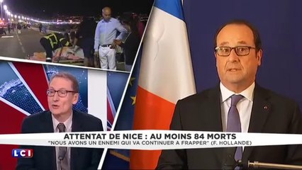 Un François Hollande 'très marqué' à Nice ce vendredi