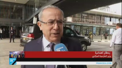 رمطان لعمامرة يعبر عن تضامن الجزائر مع فرنسا