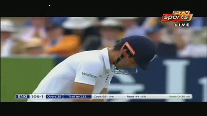 Muhammad Aamir Again Denied with Wicket, Sarfaraz Drops Catch this Time