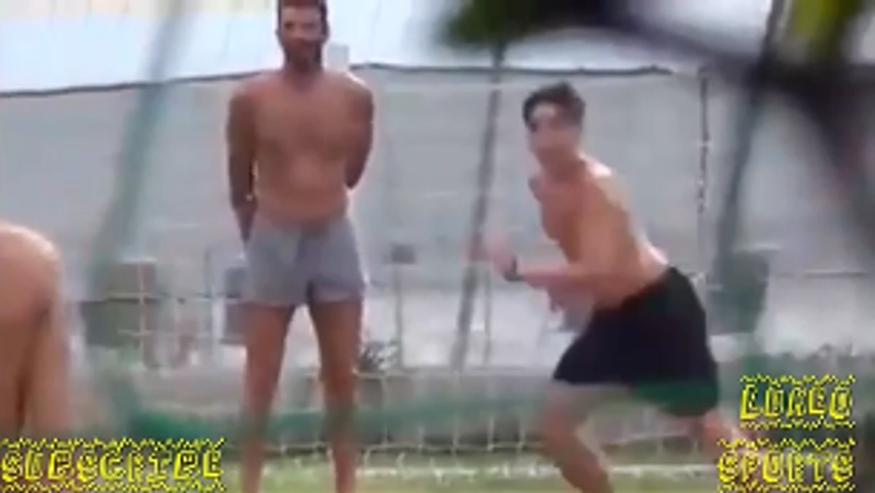 Gianluigi Buffon Training Football With Kids!