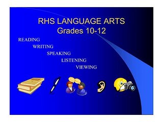 Language Arts Grades 10-12