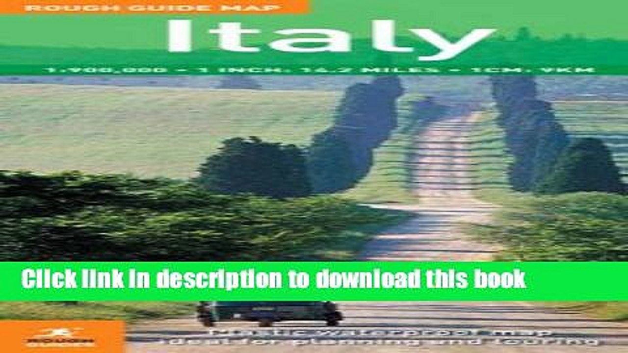 Read The Rough Guide to Italy Map (Rough Guide Country/Region Map)  Ebook Free